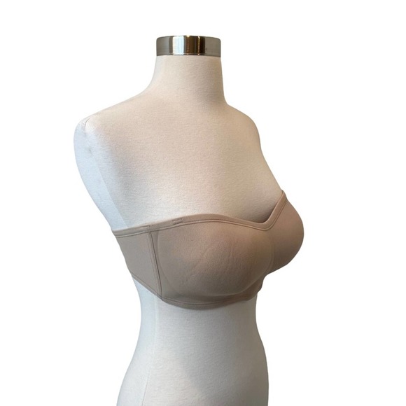 Natori Strapless Bra Womens Push Up Padded Wireless Nude 34D - Picture 2 of 6